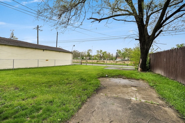 view of yard