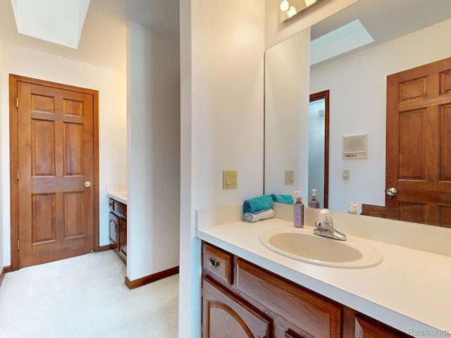 1947 Maplewood Ave, Bloomfield Hills, MI 48302 - bathroom featuring vanity and baseboards