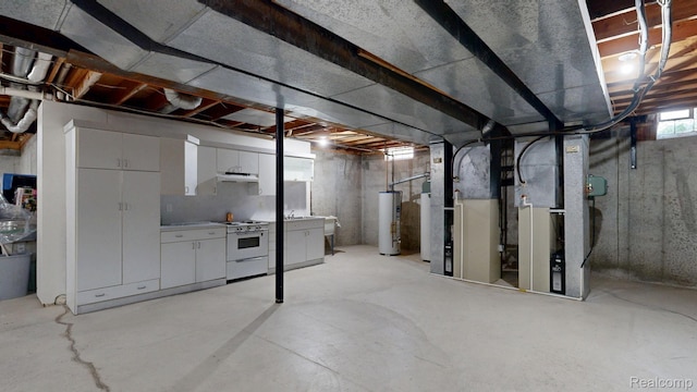 1947 Maplewood Ave, Bloomfield Hills, MI 48302 - below grade area featuring gas water heater and heating unit