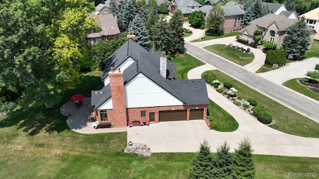1947 Maplewood Ave, Bloomfield Hills, MI 48302 - aerial view of residential area