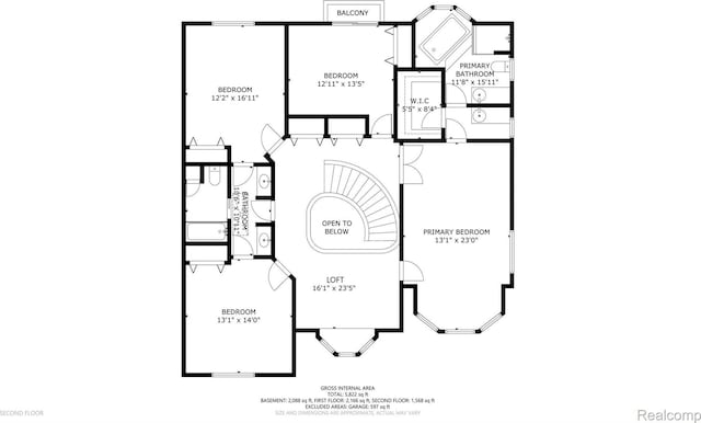 1947 Maplewood Ave, Bloomfield Hills, MI 48302 - view of home floor plan