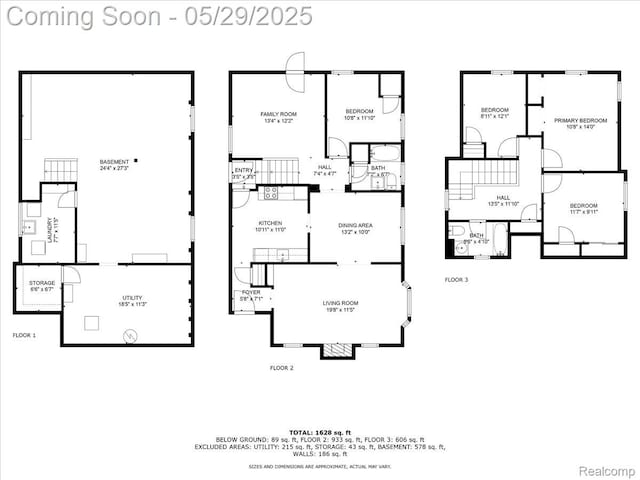 4800 Bishop St, Detroit, MI 48224 - floor plan / room layout