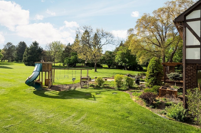 3603 Creekside Dr, Ann Arbor, MI 48105 - community play area featuring a lawn