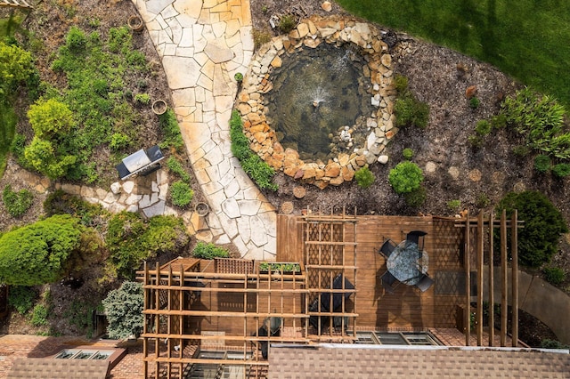 3603 Creekside Dr, Ann Arbor, MI 48105 - drone / aerial view