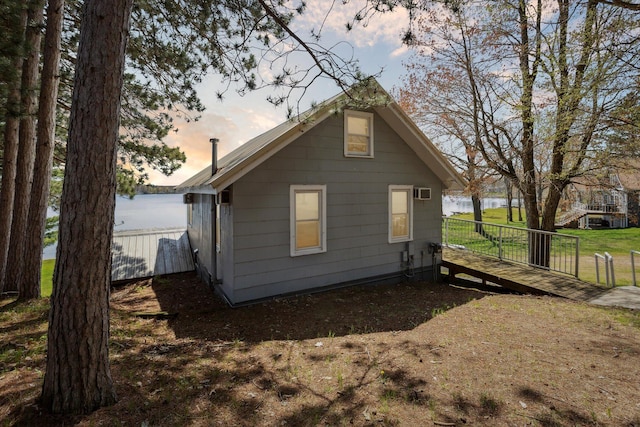 10458 Sleepy Hollow Ln, Mecosta, MI 49332 - view of rear view of property