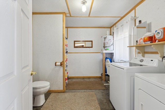 10458 Sleepy Hollow Ln, Mecosta, MI 49332 - laundry room featuring separate washer and dryer