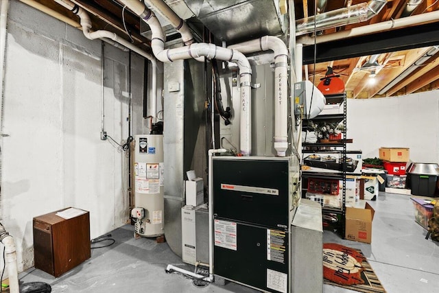 utilities with gas water heater