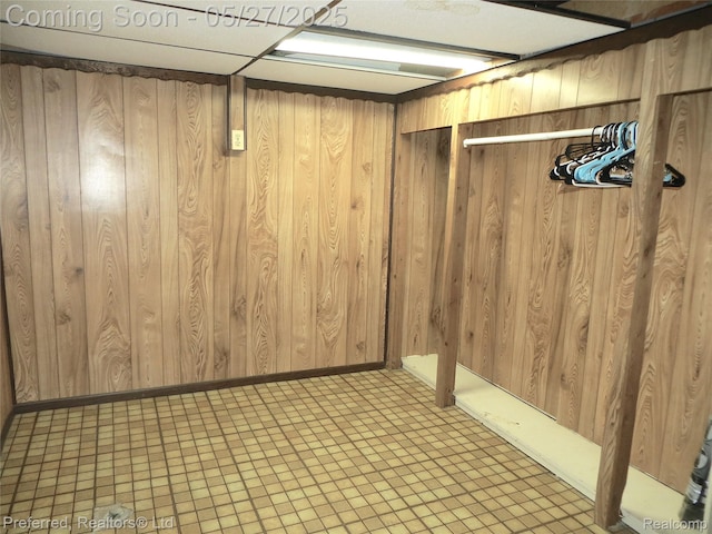 37800 Charter Oaks Blvd, Clinton Township, MI 48036 - finished below grade area with light flooring and wooden walls