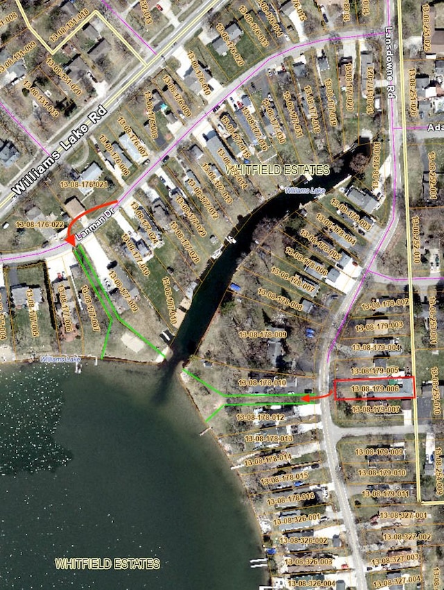 3012 Lansdowne Rd, Waterford, MI 48329 - aerial map of property and surrounding area