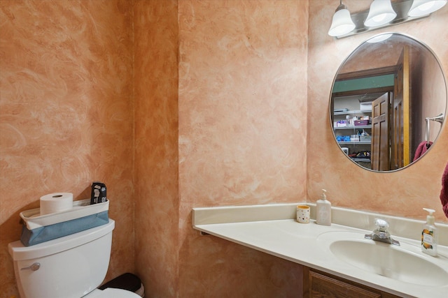 11104 Southbrook Dr, Ceresco, MI 49033 - bathroom with vanity and toilet