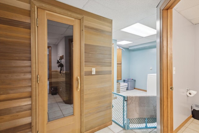 11104 Southbrook Dr, Ceresco, MI 49033 - sauna with tile patterned floors and baseboards