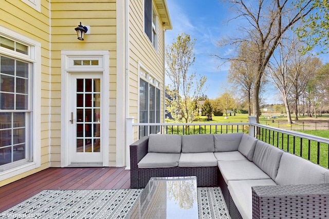 7272 Holden Rd, Stevensville, MI 49127 - deck with outdoor lounge area