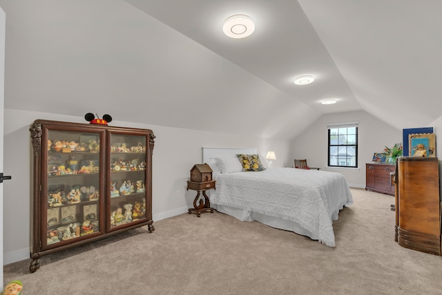 3166 Roma, Wixom, MI 48393 - carpeted bedroom featuring vaulted ceiling and baseboards