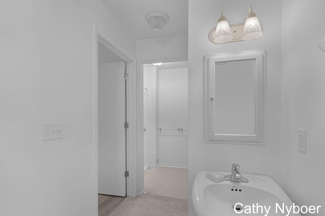 bathroom with a sink
