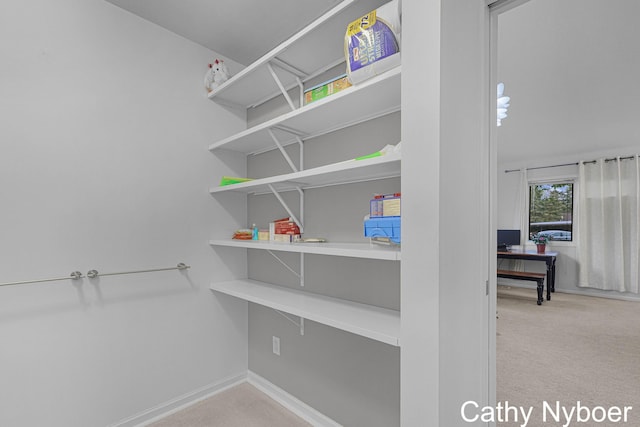 view of pantry