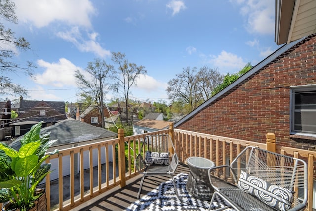 18941 Santa Rosa Dr, Detroit, MI 48221 - view of wooden terrace