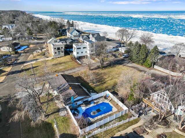 620 N Dr, New Buffalo, MI 49117 - aerial view with a water view