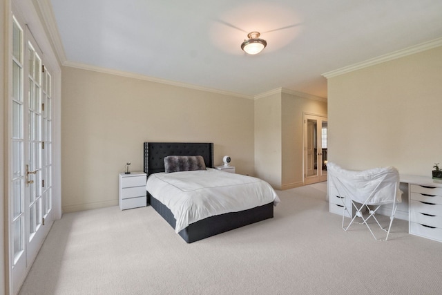 230 Corrie Rd, Ann Arbor, MI 48105 - carpeted bedroom with crown molding and baseboards