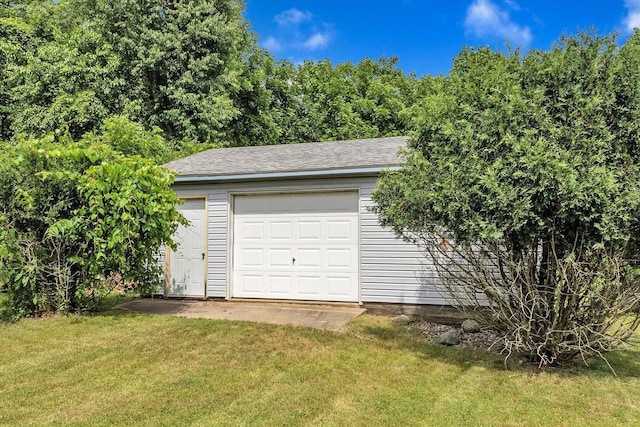 1273 Little John Lake Rd, Allegan, MI 49010 - view of garage
