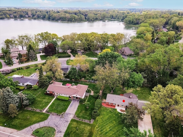 2365 Middlebelt Rd, West Bloomfield, MI 48324 - aerial view of property's location featuring a nearby body of water