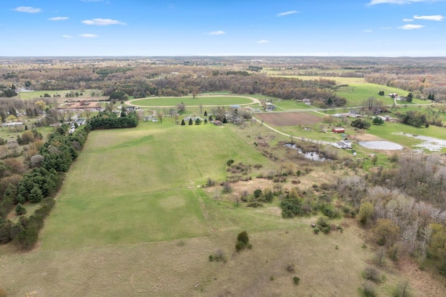 880 W Ave, Big Rapids, MI 49307 - aerial overview of property's location featuring rural landscape