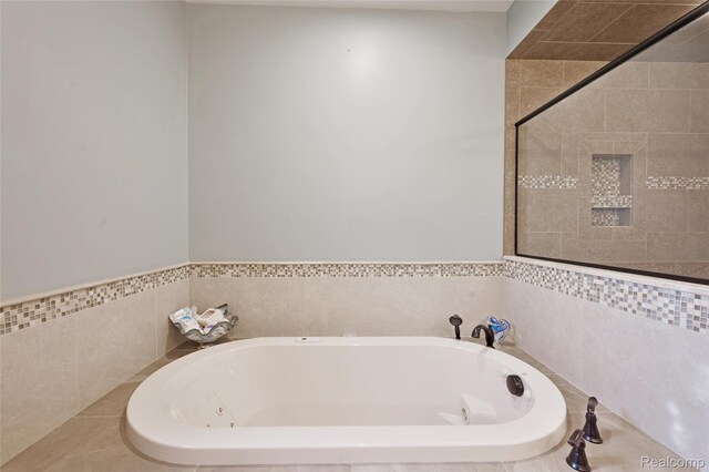 6100 30 Mile Rd, Washington, MI 48095 - bathroom with a tub with jets