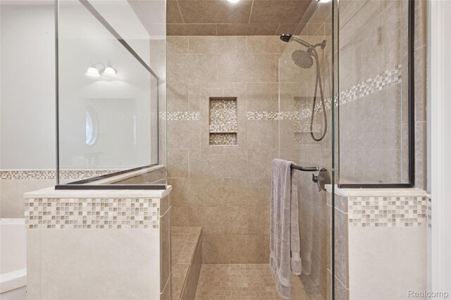 6100 30 Mile Rd, Washington, MI 48095 - bathroom with walk in shower