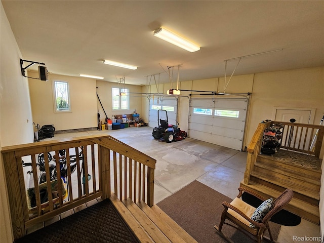 6100 30 Mile Rd, Washington, MI 48095 - garage featuring a garage door opener
