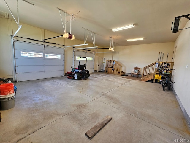 6100 30 Mile Rd, Washington, MI 48095 - garage with a garage door opener
