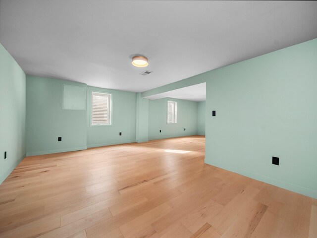 1330 N Orchard Dr, Traverse City, MI 49686 - spare room featuring light wood-style flooring and baseboards