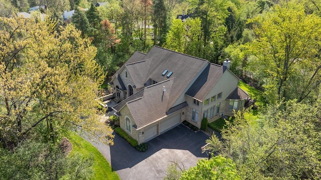 31080 Lucerne Dr, Franklin, MI 48025 - view of subject property with a heavily wooded area