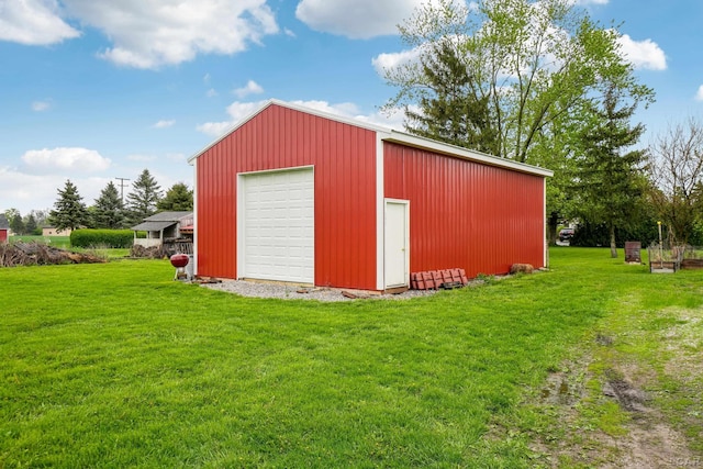 view of outbuilding featuring an outbuilding