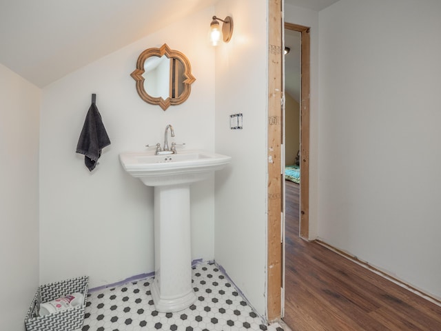 bathroom with a sink