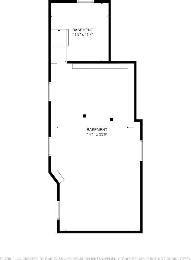 127 Bates St, Jackson, MI 49202 - floor plan / room layout