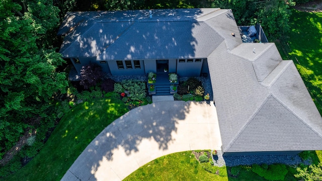view of subject property