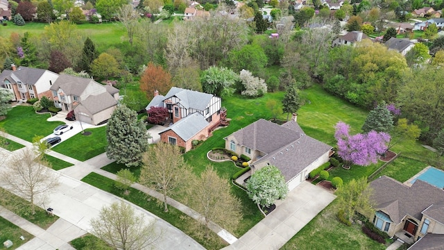 1204 Bradbury Dr, Troy, MI 48098 - aerial perspective of suburban area
