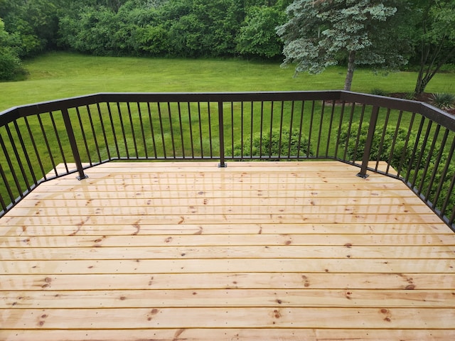 1204 Bradbury Dr, Troy, MI 48098 - wooden terrace featuring a lawn