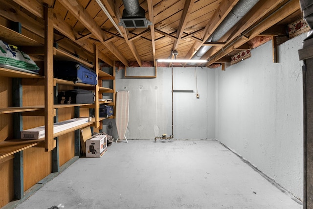 view of storage