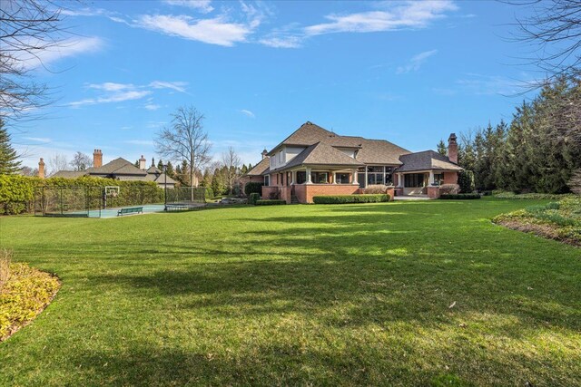 view of back of property