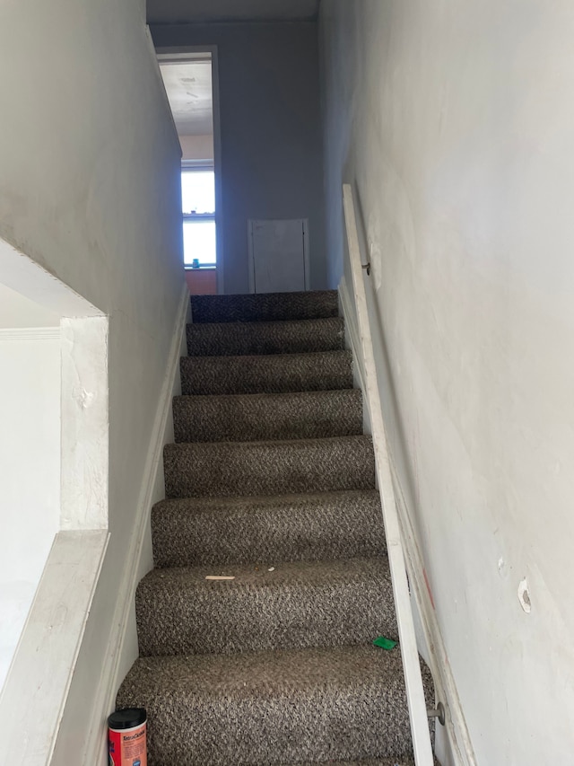 view of stairs