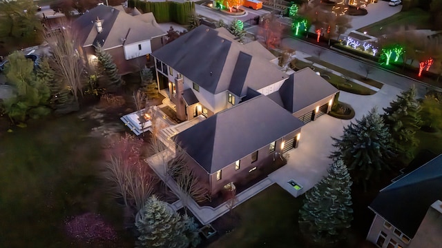 47490 Bellagio Dr, Northville, MI 48167 - view from above of property