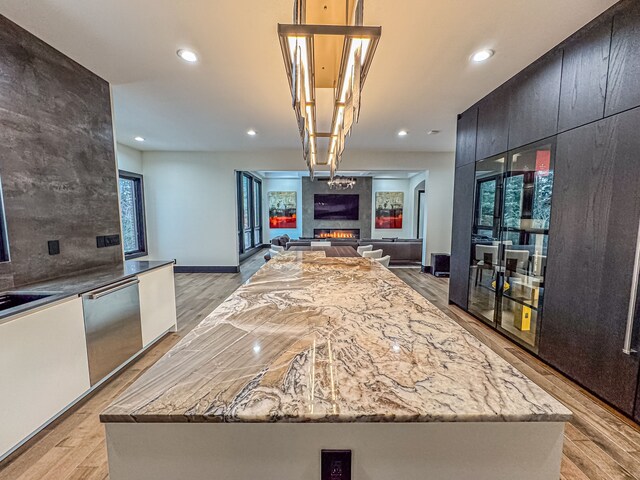 47490 Bellagio Dr, Northville, MI 48167 - community lobby featuring recessed lighting and a sink