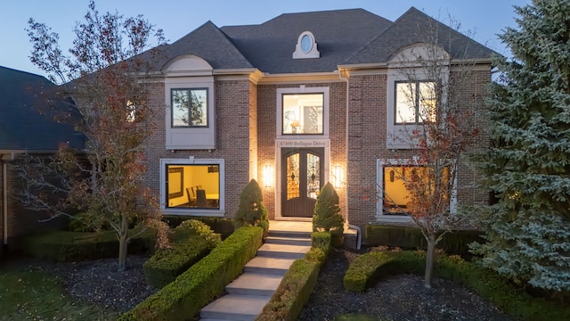 47490 Bellagio Dr, Northville, MI 48167 - french country home featuring brick siding