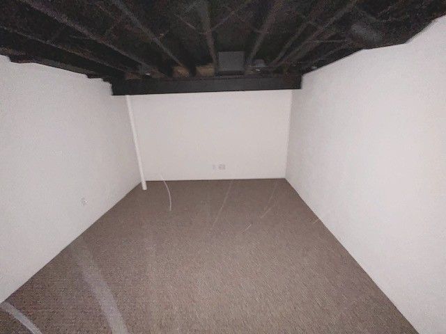 finished below grade area with carpet