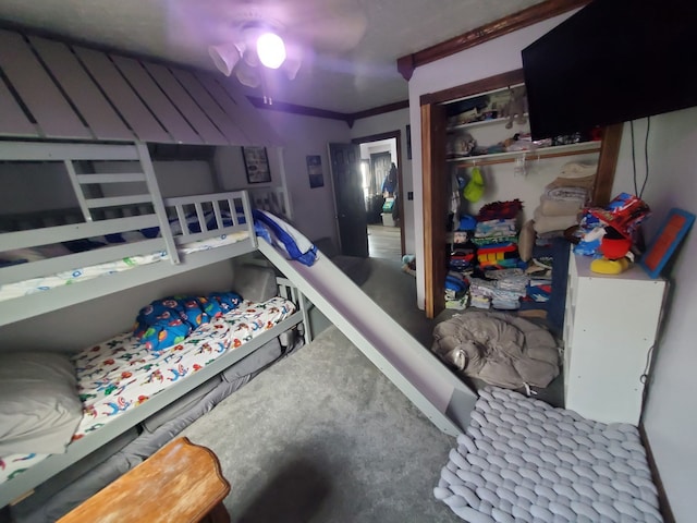 4235 Vine St, Brown City, MI 48416 - carpeted bedroom with a closet