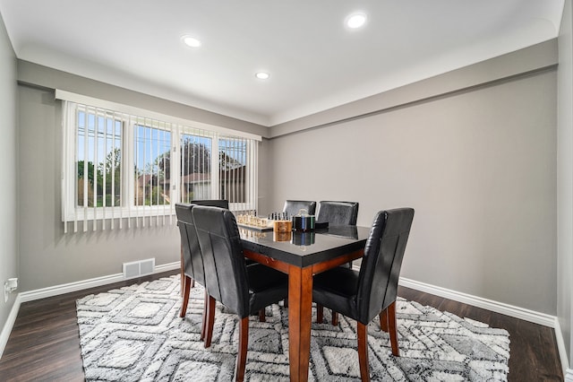 8373 Mckinley, Center Line, MI 48015 - dining room with baseboards, recessed lighting, and wood finished floors