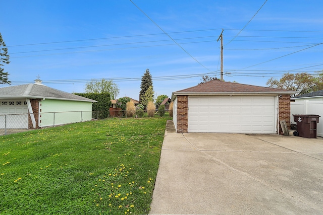 8373 Mckinley, Center Line, MI 48015 - view of yard featuring a detached garage and an outbuilding