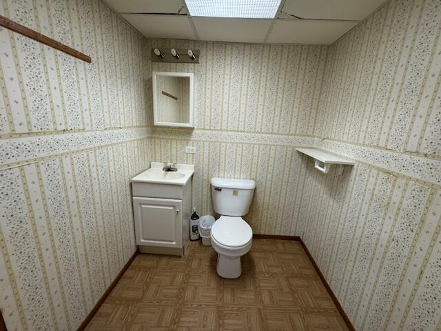 205 Wren Rd, Sturgis, MI 49091 - bathroom with toilet and vanity