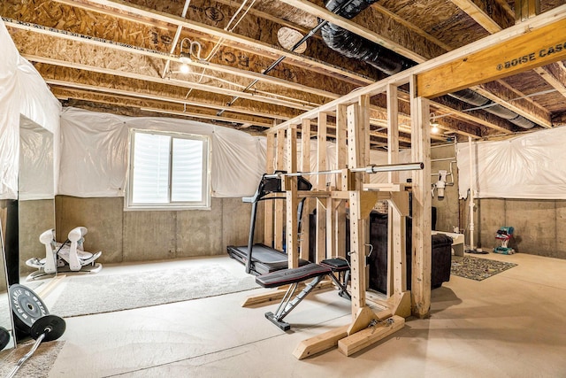 view of workout room