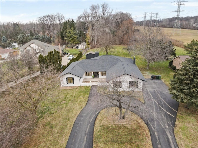 view of subject property
